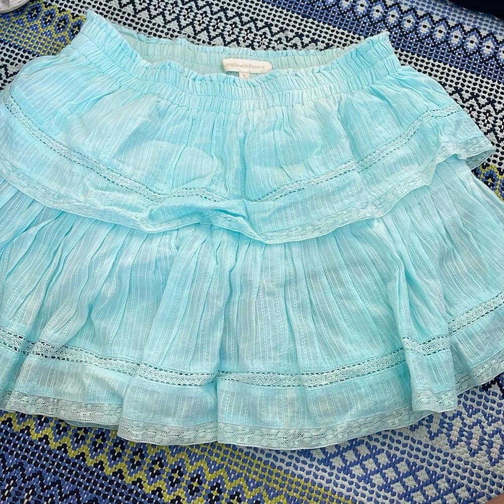 Blue loveshack skirt